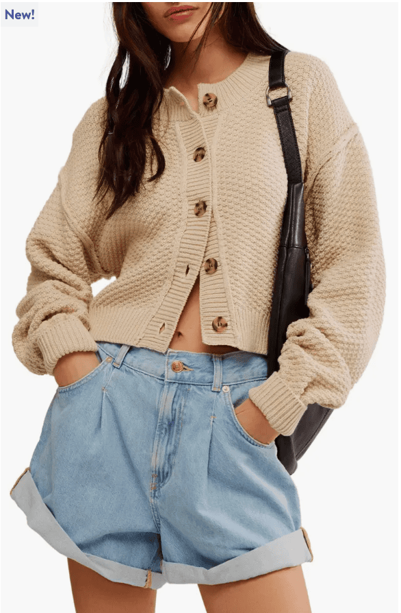 crop cardigan